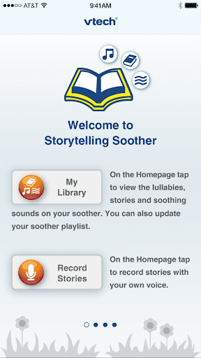 Android application VTech Storytelling Soother screenshort