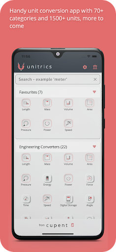 Android application Unitrics - All Unit conversion screenshort