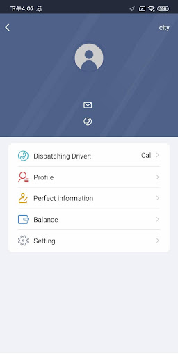 ReluxTrans Driver Screen 2