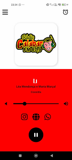 Android application Rádio Calabar FM screenshort