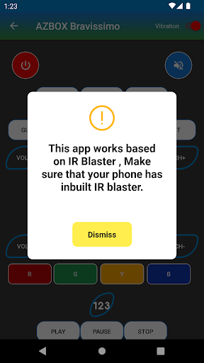 Remote Control for Azbox Screen 3