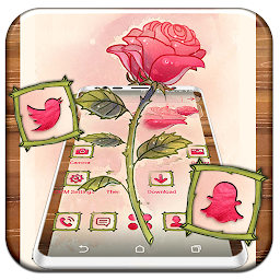 图标图片“Rose Watercolor Launcher Theme”