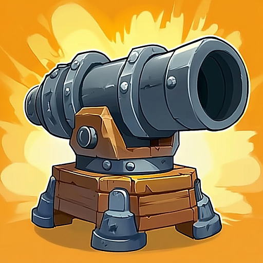 Tower Defense Realm King Hero Logo