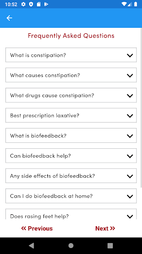 Constipation Management Screen 2