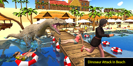 Dino Beach Attack simulator 20