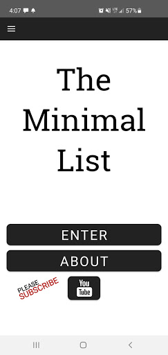 Android application The Minimal List: Spiritual Gr screenshort
