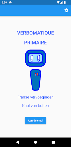Android application Verbomatique Primaire screenshort