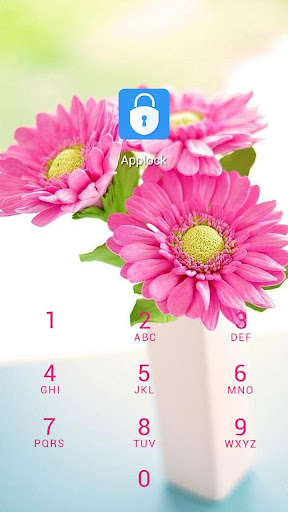 Android application AppLock Theme Spring Blooming screenshort