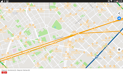 Screenshot of City transport Barcelona