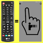 LG TV IR Remote Simple No button Vol/Chan/ON/INPUT