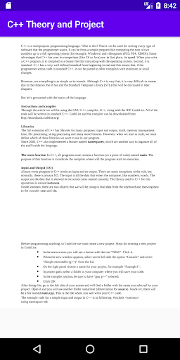 Project HandBook C ++ Screen 3
