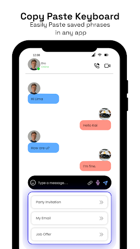 Phraser Board: Paste Keyboard Screen 2