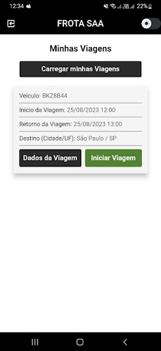 Frota SAA Screen 2