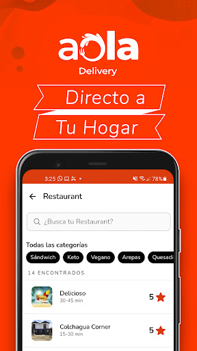 Aola Delivery Screen 2