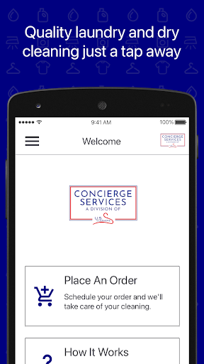 Android application US Cleaners Amarillo screenshort