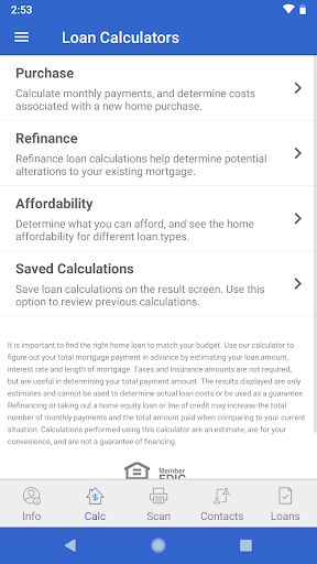 My A+ Home Loan Screen 3