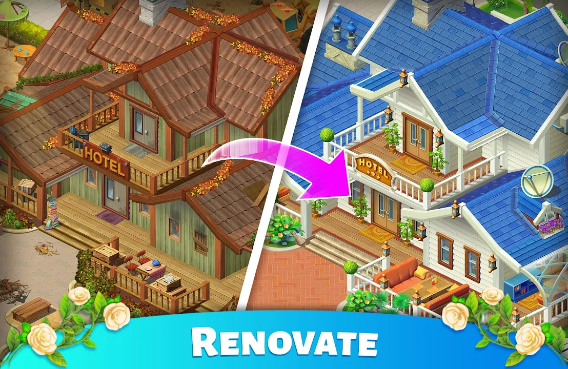 Download Resort Hotel: Bay Story (MOD Unlimited Coins)