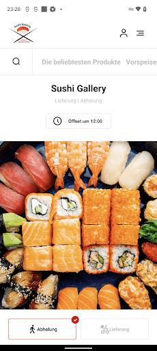 Android application Sushi Gallery screenshort