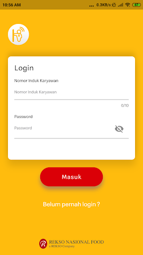 Android application Hi RNF screenshort