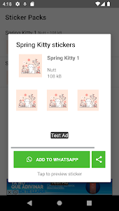 Spring Kitty stickers