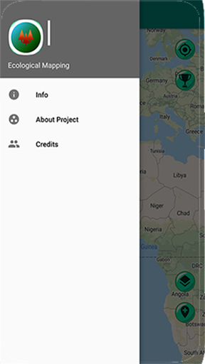 Android application Ecological Mapping screenshort