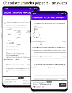 Chemistry: mocks and answers