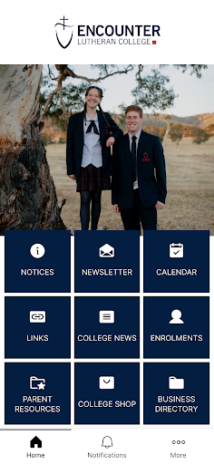 Android application Encounter Lutheran College screenshort