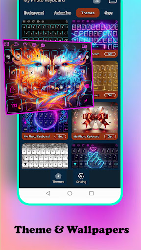 Colorful Bird keyboard Screen 3