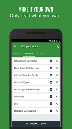 College Football News & Scores Screen 2