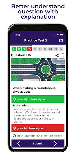 IA Drivers Practice Test Screen 2