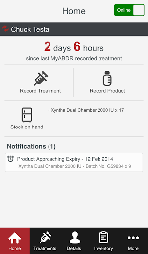MyABDR Screen 3