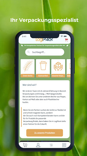 Android application LogiPack GeRo screenshort