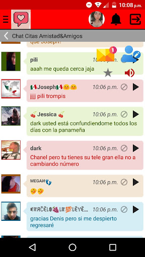 Chat Amor y Amistad Screen 3