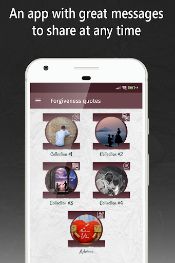 Android application forgiveness quotes screenshort