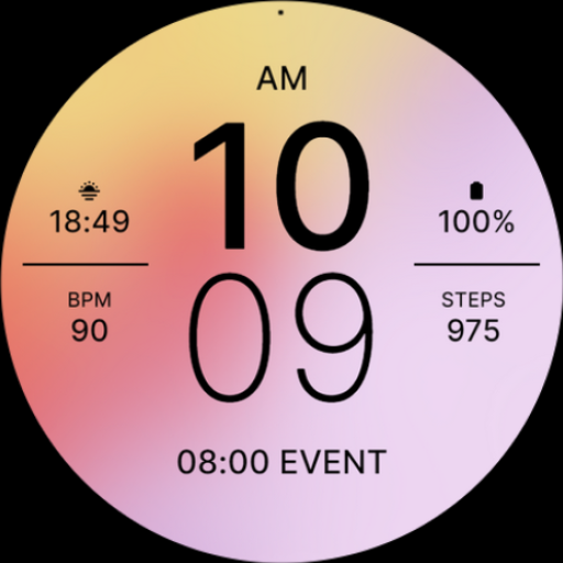 Romantic Flat Watch Face logo