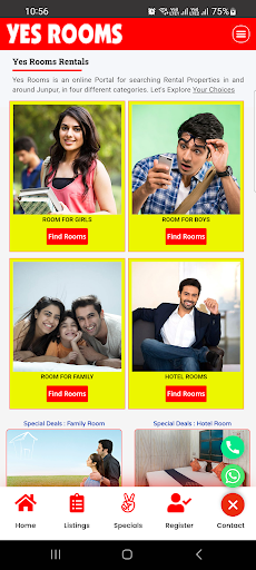 Yes Rooms Screen 2