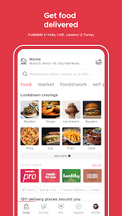 zomato – restaurant finder and food delivery app 2