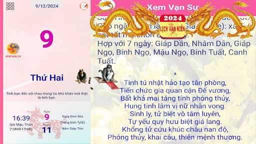 Android application Lịch Vạn Niên 2024 - Âm Lịch screenshort