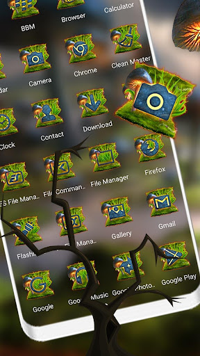 Mushroom Land Launcher Theme Screen 3