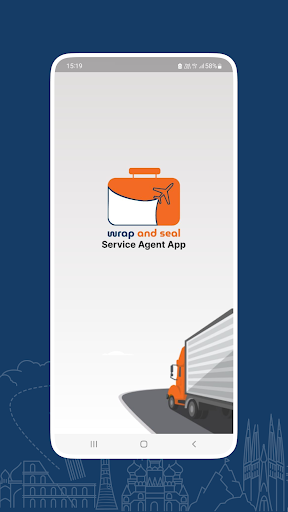 Android application Wrap and Seal: Driver App screenshort