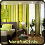 bedroom paint color idea icon