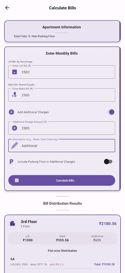 #5. Apartment Bill Manager (Android) بواسطة: AG_Tech.