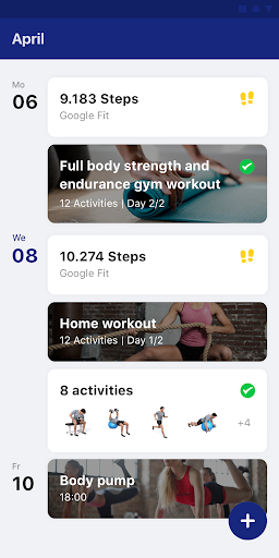 Learn&Fit Center Screen 2