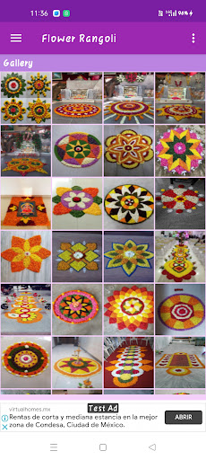 Flower Rangoli Gallery Screen 2