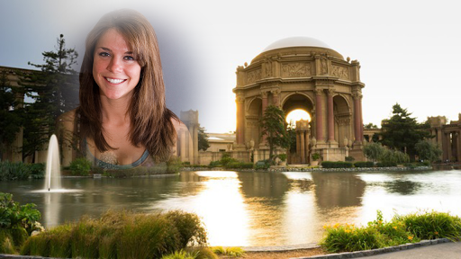 Fountain photo frame costume m Screen 2