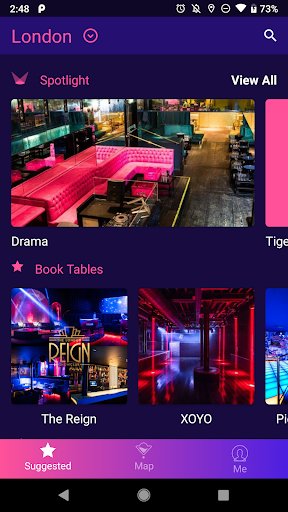 Android application Club Global screenshort