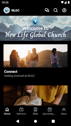 Android application New Life Global Church screenshort