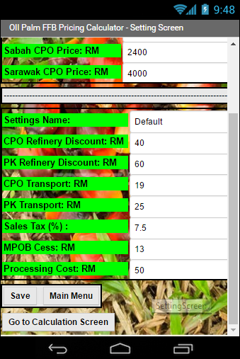 Mpob price