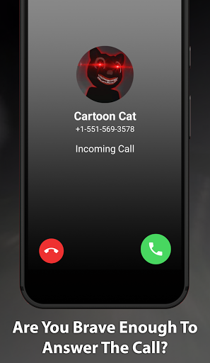 Best Scary Cartoon Cat Fake Chat And Video Call