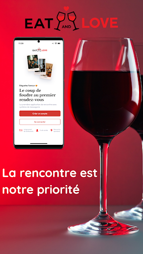 Android application Eat and Love screenshort